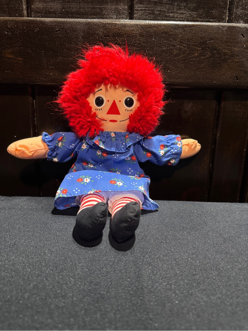 Vintage 12” Raggedy Ann Cloth Doll